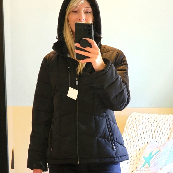 NWT- Calvin Klein Repel Puffer Coat- Medium - Picture 2 of 11